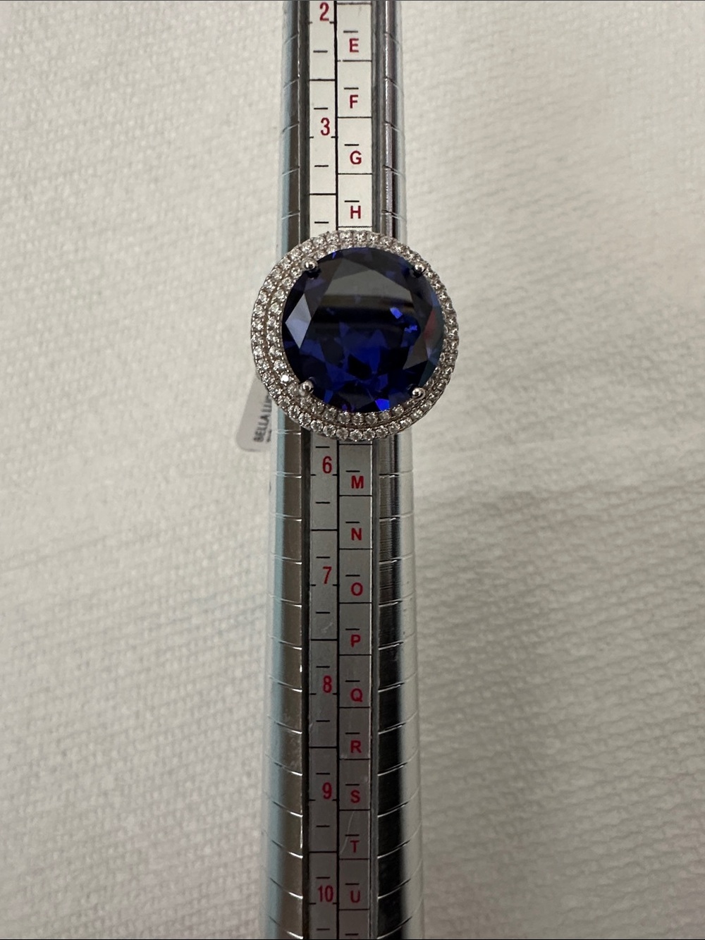 Tanzanite and Diamond CZ size 5